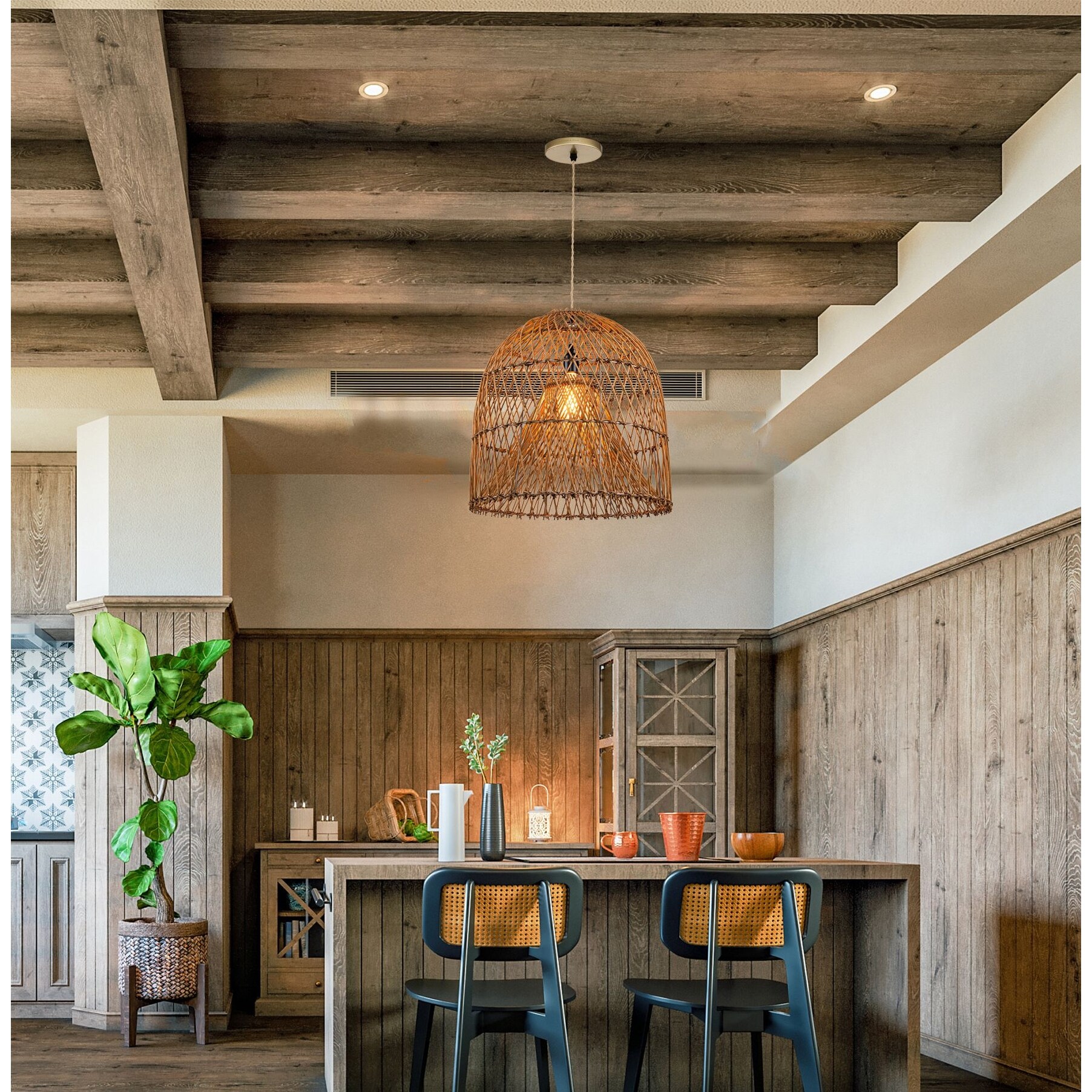 Coastal Bohemian Hanging Light