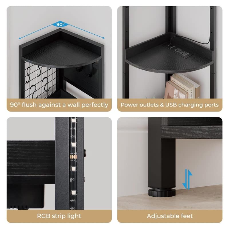 5 Tier Corner Shelf