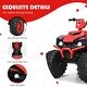 preview thumbnail 55 of 80, Costway 12V Kids 4-Wheeler ATV Quad Ride On Car w/ LED Lights Music - 42''x25.5''x29''(LxWxH)