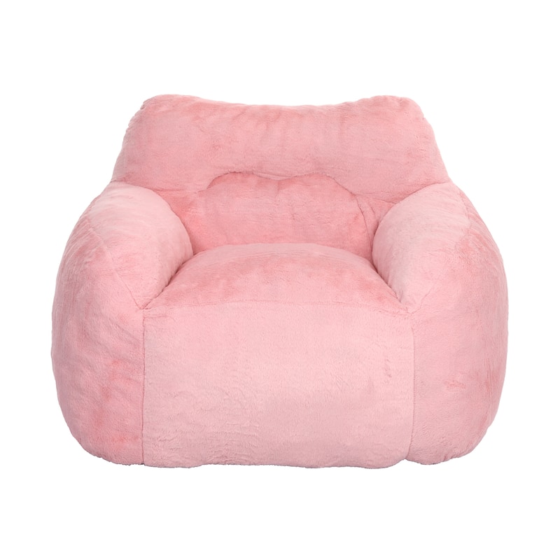 Bean Bag Chair, Bean Bag Sofa Chair with Armrests Stuffed High-Density Foam, Lazy Sofa Comfy Chairs BeanBag Chair