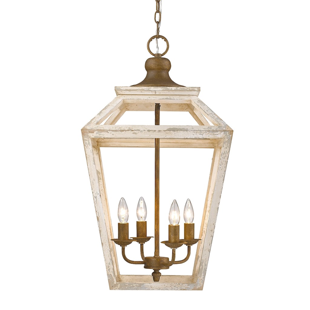 Golden Lighting Haiden 4 Light 16" Wide Taper Candle Pendant