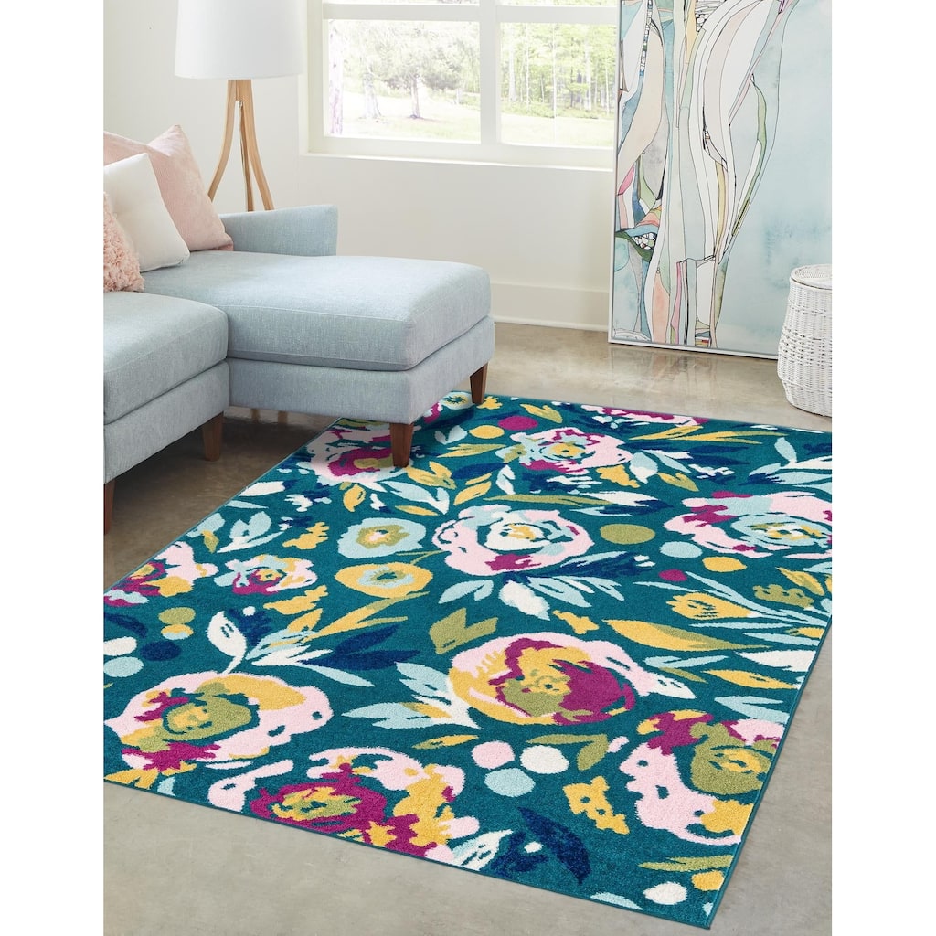 Contemporary Demdence Collection Area Rug