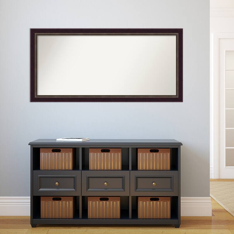 Oversized Wall Mirror Choose Your Custom Size - Signore Bronze Frame