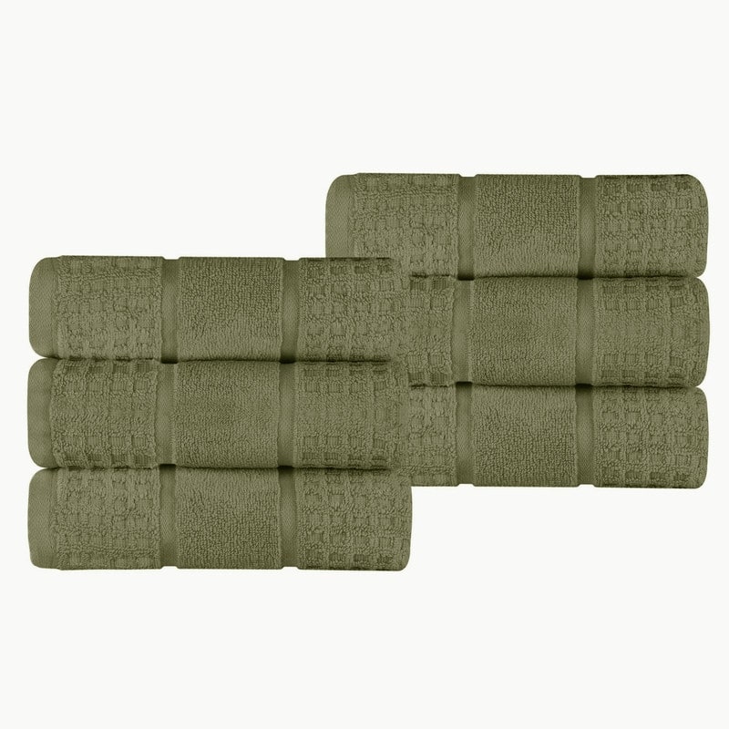 Superior Napa Zero Twist Cotton Soft Waffle Hand Towel