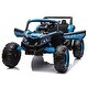 preview thumbnail 22 of 93, Electric Ride-On Car with 3-Point Safety Harness, USB Music Player, LED Lights, and High-Low Speed - Kids UTV Adventure
