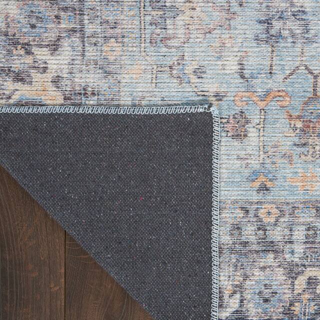 57 Grand by Nicole Curtis Vintage Medallion Machine Washable Area Rug