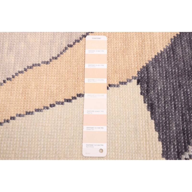 ECARPETGALLERY Hand-knotted Pak Finest Marrakesh Light Grey Wool Rug - 8'1 x 9'10