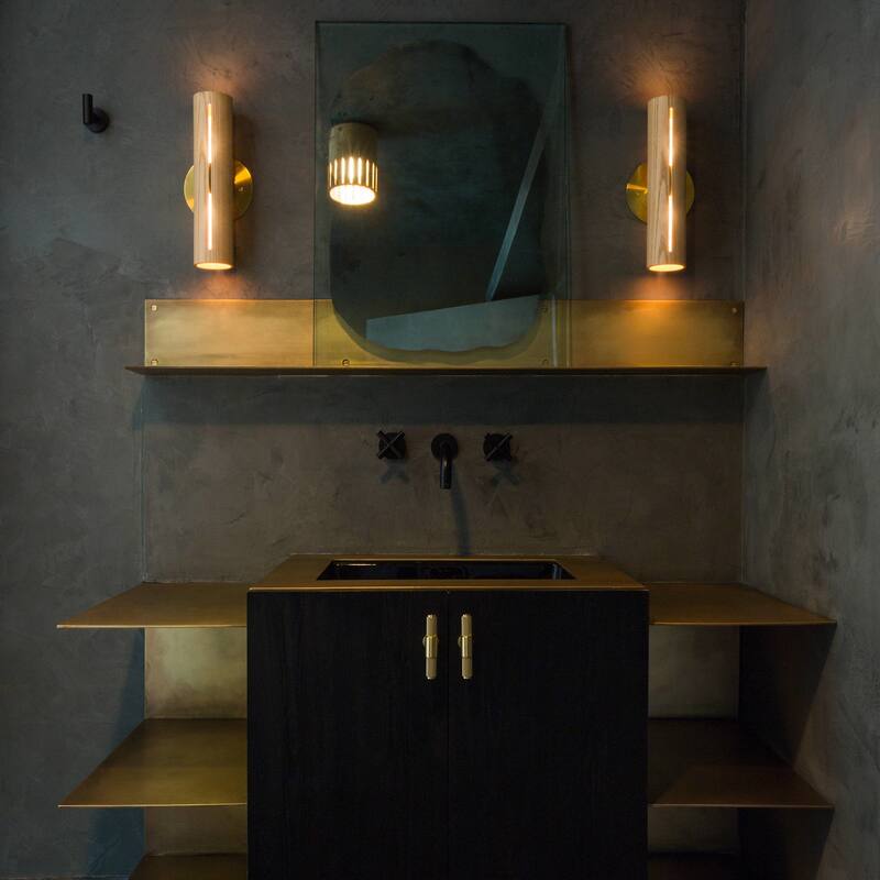 Buster + Punch UTB-054561 Cross 3-3/4" Luxury Diamond Knurled - Brass