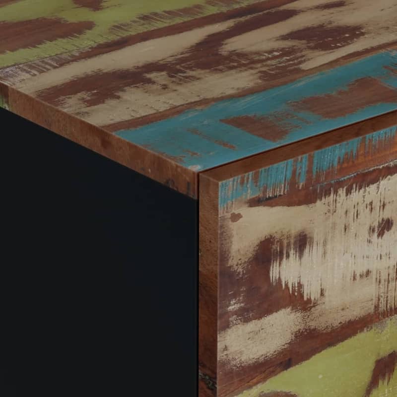 vidaXL Coffee Table 31.5"x19.7"x15.7" Solid Wood Mango&Engineered Wood