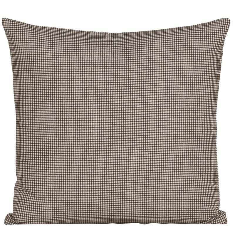 Magnolia Mini Check Raven Washed Cotton Accent Pillow