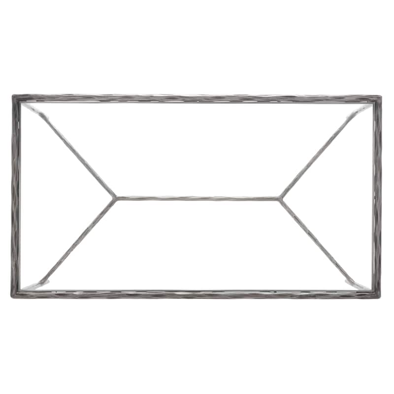 SAFAVIEH Couture Beril Rectangle Metal Coffee Table - 40 In. W x 22 In. D x 18 In. H - 40"W x 22"D x 18"H