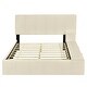 preview thumbnail 21 of 34, Upholstered Platform Bed with Lateral Storage Compartments and Thick Fabric,Velvet