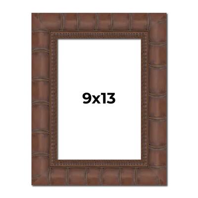9x13 Frame Pewter Solid Wood Picture Frame Width 1.625 Inches | Interior Frame Depth 0.6875 Inches