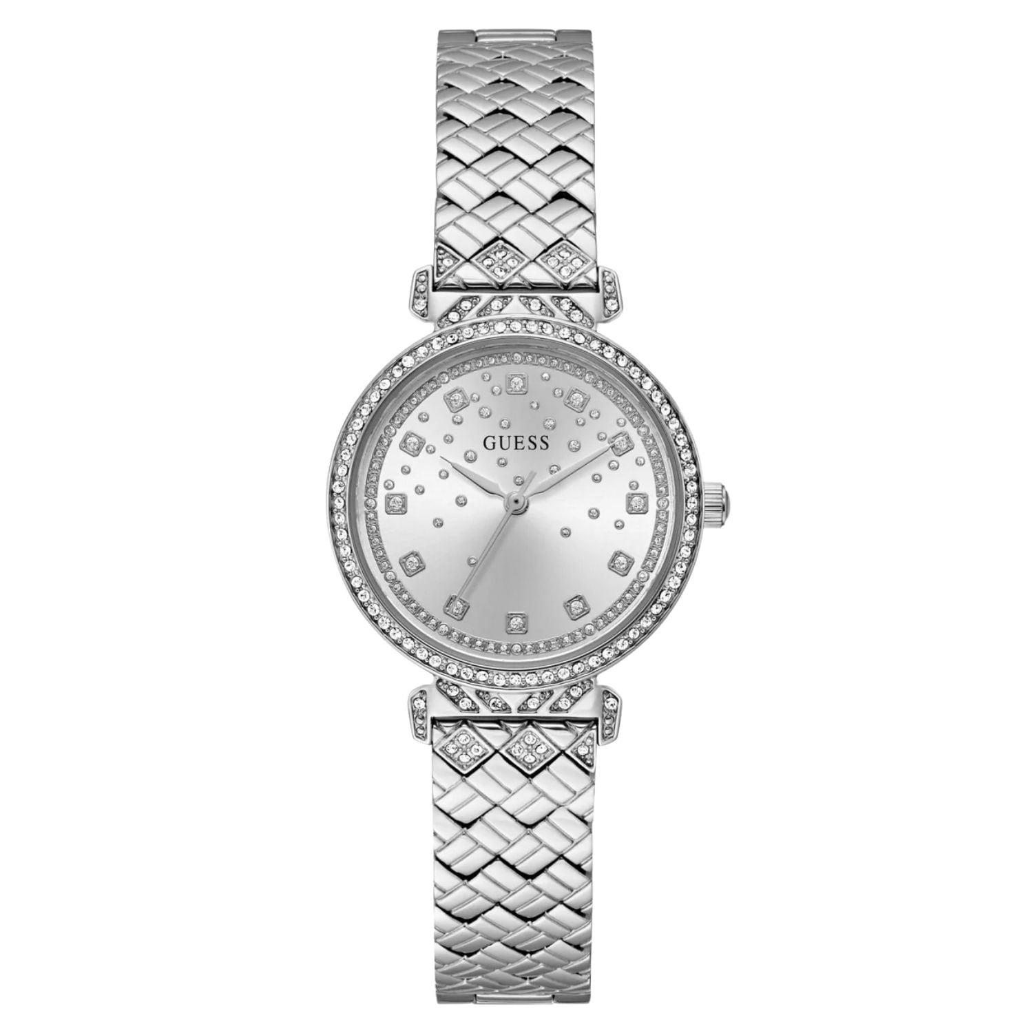 Guess Women's Enchantment Silver Dial Watch - GW0763L1 - One Size