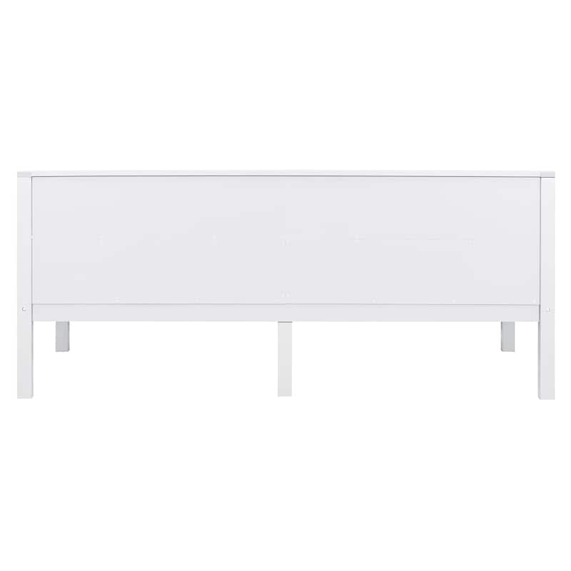 Twin Platform Bed with Storage & Triangle Support