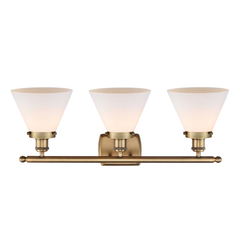 Innovations Lighting Ballston Urban Cone - 3 Light 28" Bath Vanity Light
