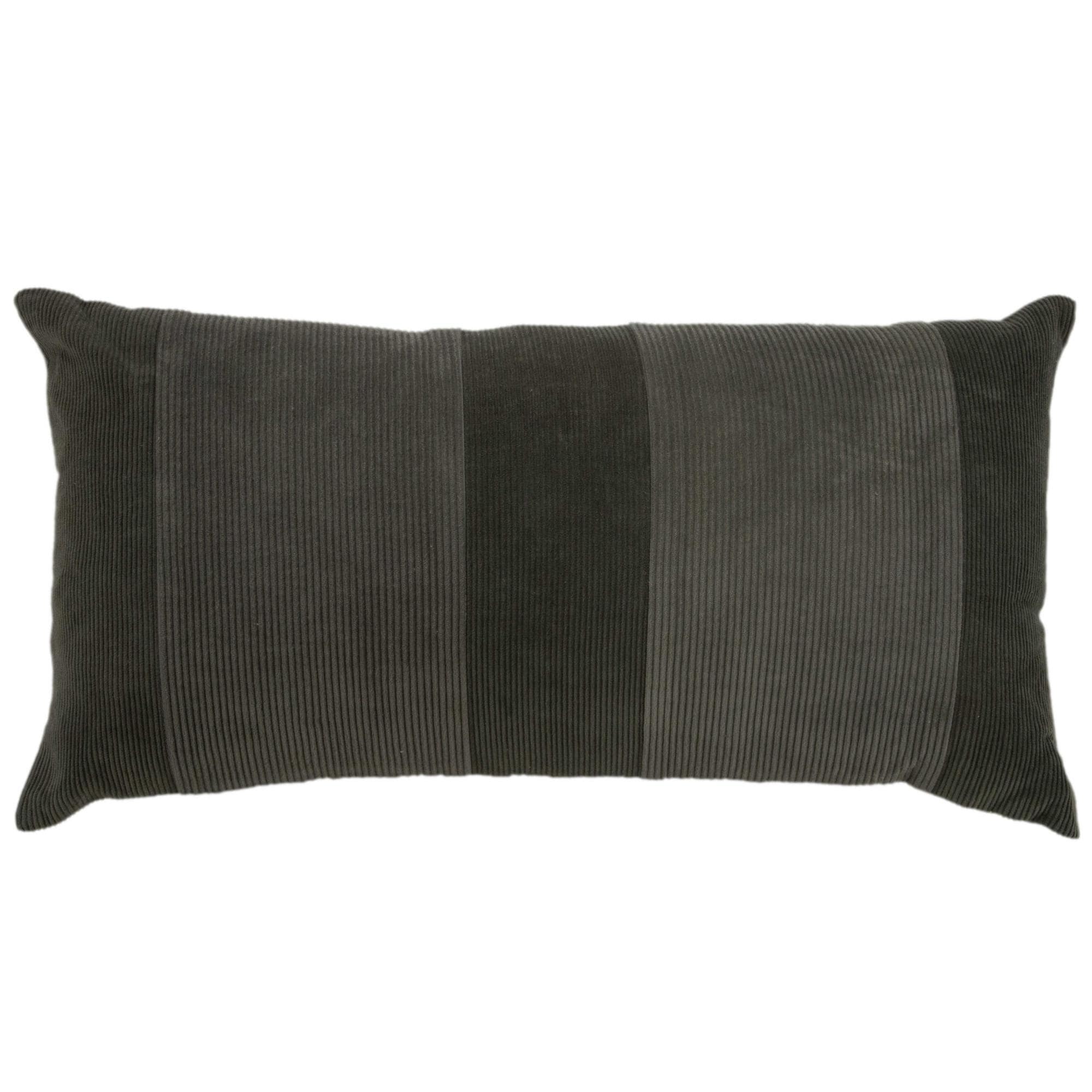 Rizzy Home Solid Color Cotton Velvet Modern Throw Pillow