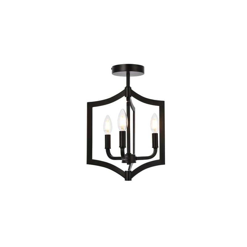Kara 3 Light Flush Mount - 12 Inch