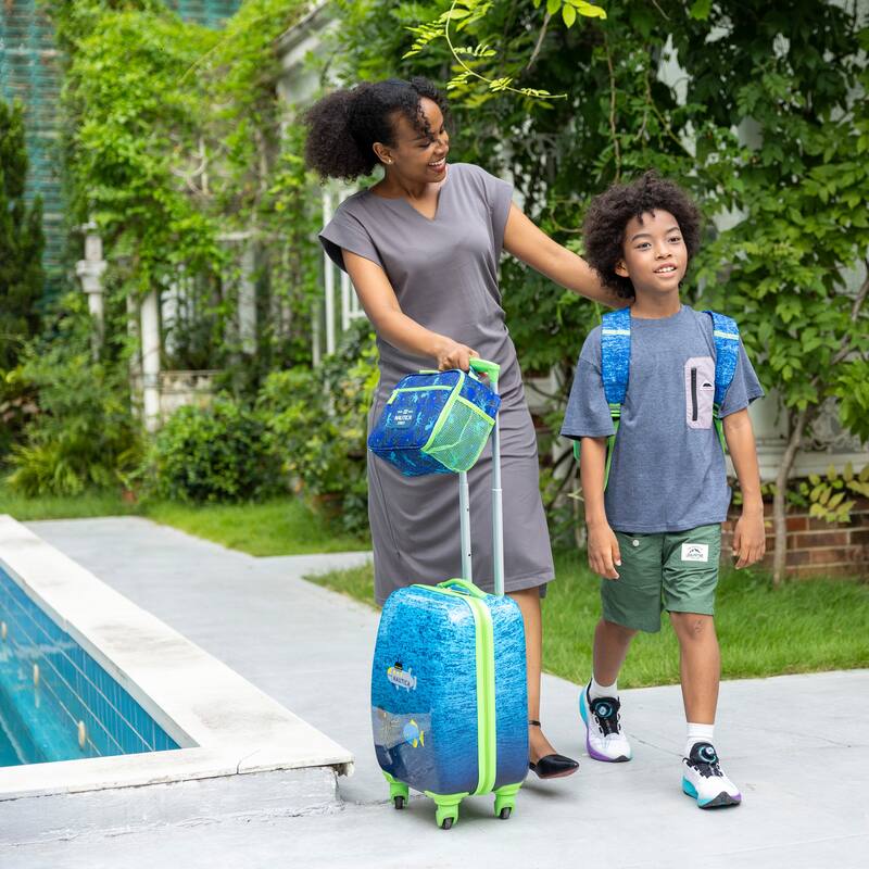 Nautica Kids 18" Back to School Carry-on 5-Piece Luggage Set