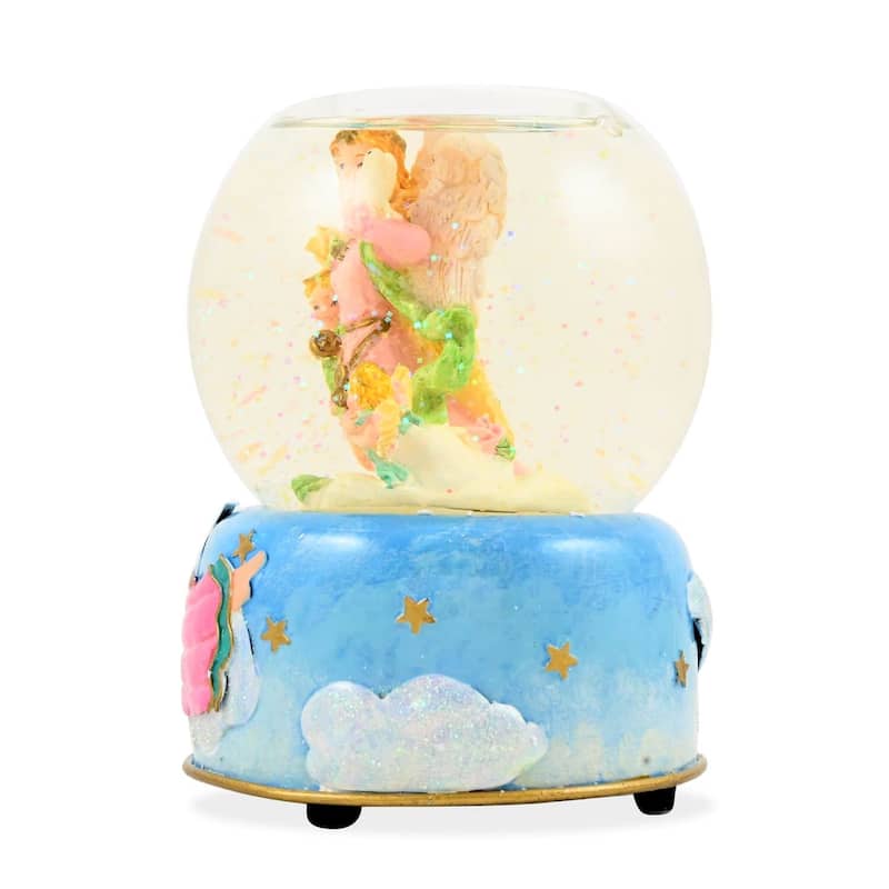 Shop LC Candle Holder Snow Globe Angel Gifts On Sale Bed Bath