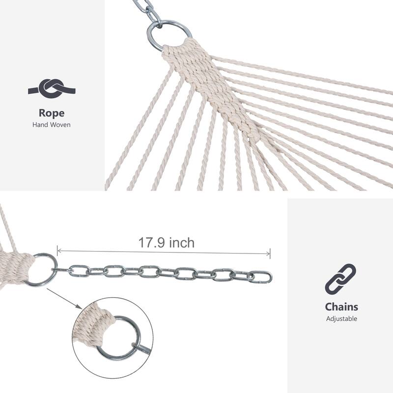 2 Person Quick Dry Hammock with Spreader Bar