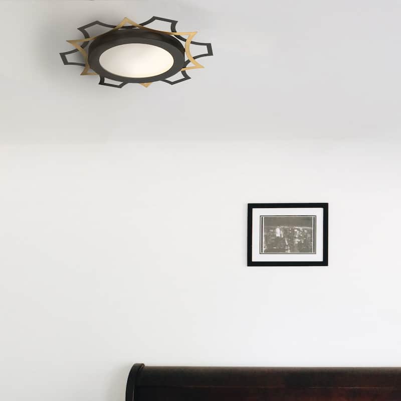 12" Edge Lit LED Flushmount