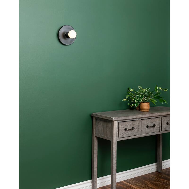 Ceramic Stepped Discus Wall Sconce