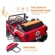 preview thumbnail 15 of 27, Battery-Powered 24V Ride-On Car with Remote Control, Leather Seats, Bluetooth Music, and Dual Seating for Kids & Adults