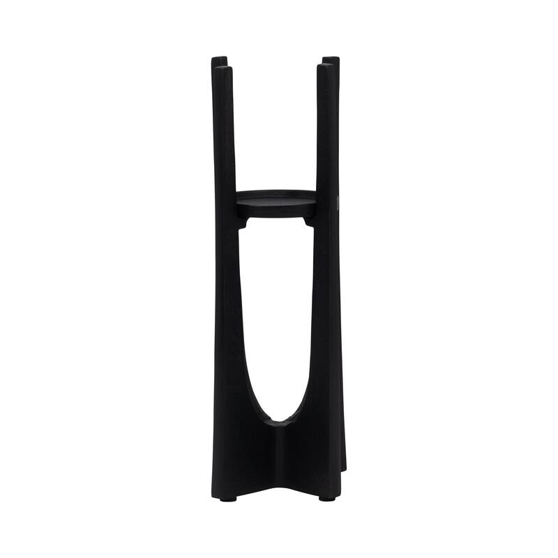 Sagebrook Home Modern Metal Solid Pillar Candle Holder