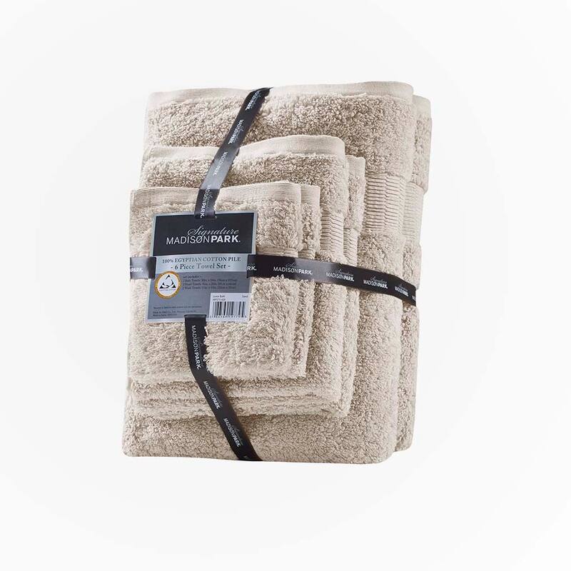 Egyptian Cotton 6 Piece Towel Set