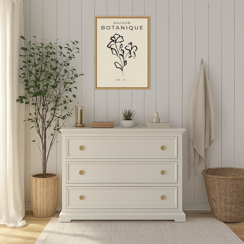Botanical Sketch by Treechild (18 x 24 in.), Framed Canvas Wall Art Print