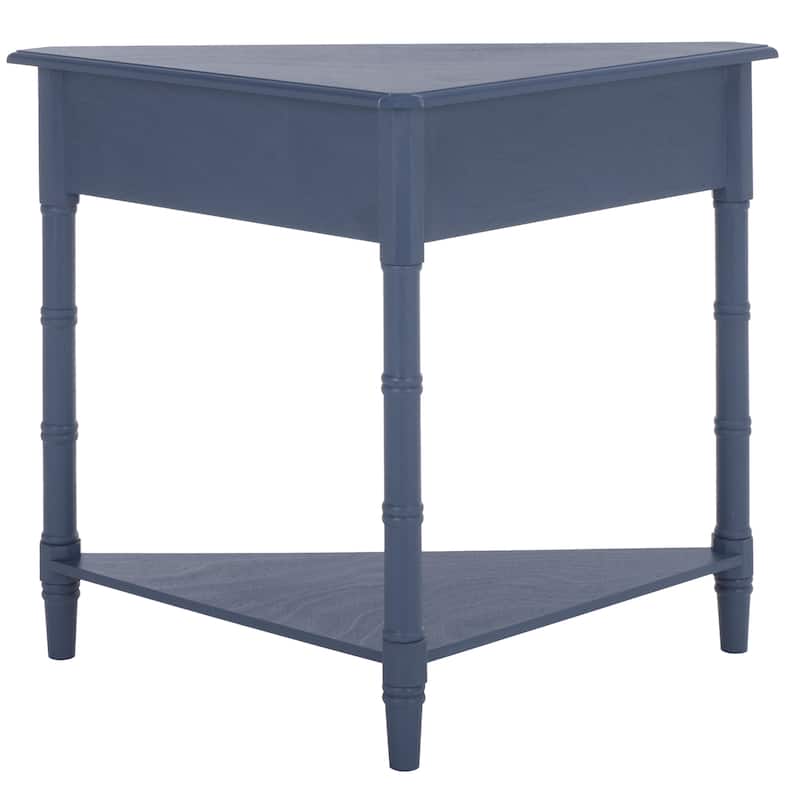 SAFAVIEH Calla Grey Corner Table - 33.9" x 17.3" x 28" - 34"W x 17"D x 28"H
