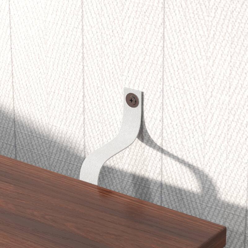 Farmhouse Style Console Table with 2 Drawer and Bottom Storage Shelf