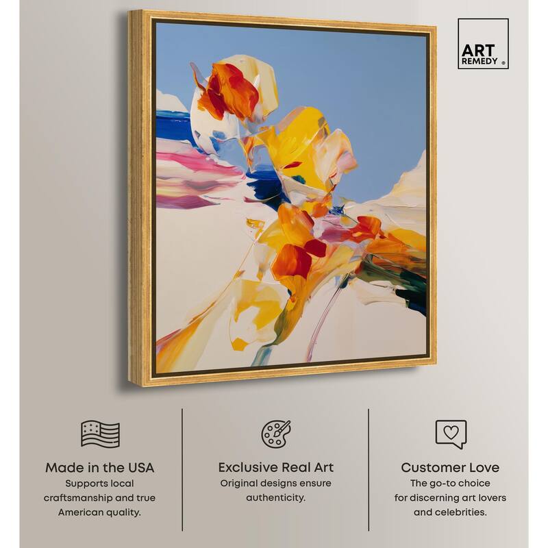 Flippant Bloom II Canvas by Art Remedy