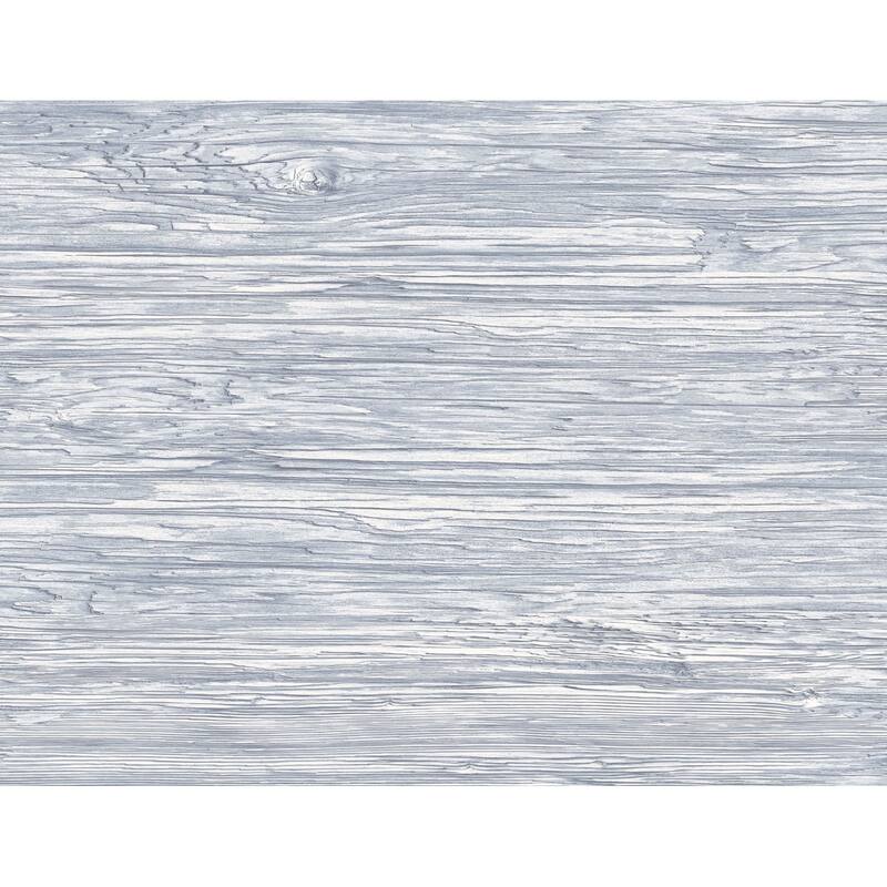 Seabrook Designs Lillian August Washed Shiplap Embossed Vinyl Unpasted Wallpaper
