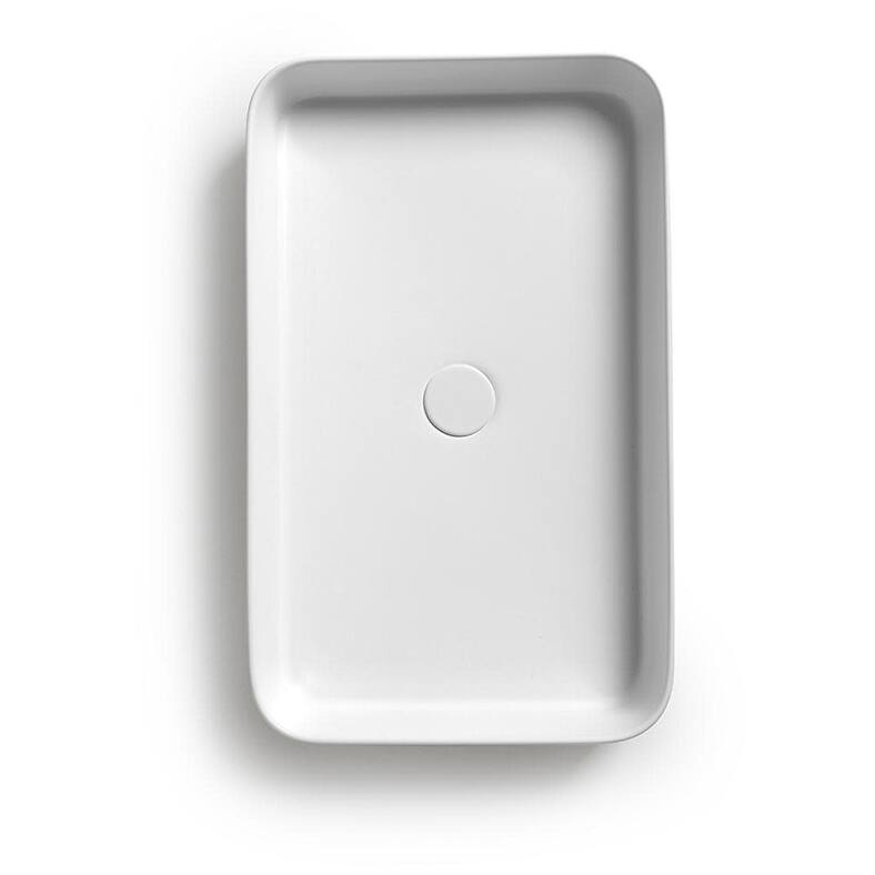 WS Bath Collections Mood BL 65.40 Mood 25-5/8" Rectangular Ceramic