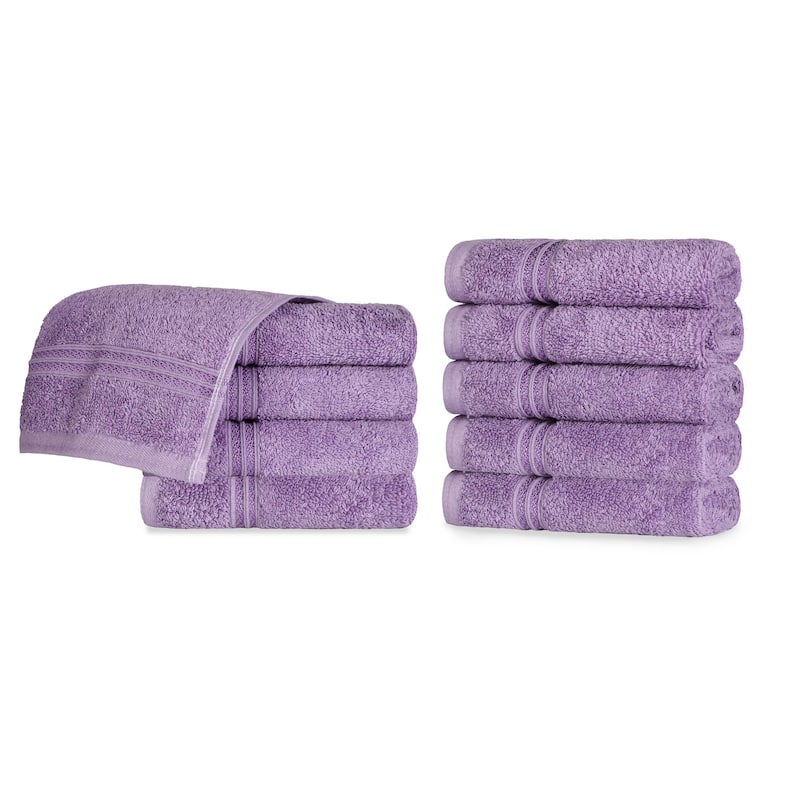 Superior Heritage Egyptian Cotton Absorbent Face Towel Set of 10