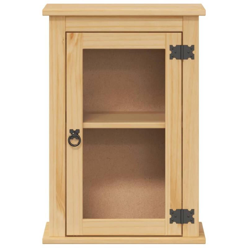 vidaXL Bathroom Wall Cabinet Honey - 10.6 x 17.7 x 25.4 in
