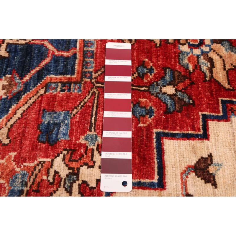 ECARPETGALLERY Hand-knotted Aryana Red Wool Rug - 8'3 x 10'0