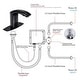 preview thumbnail 10 of 13, Chrome Touchless Bathroom Faucet with Hole Cover Plate