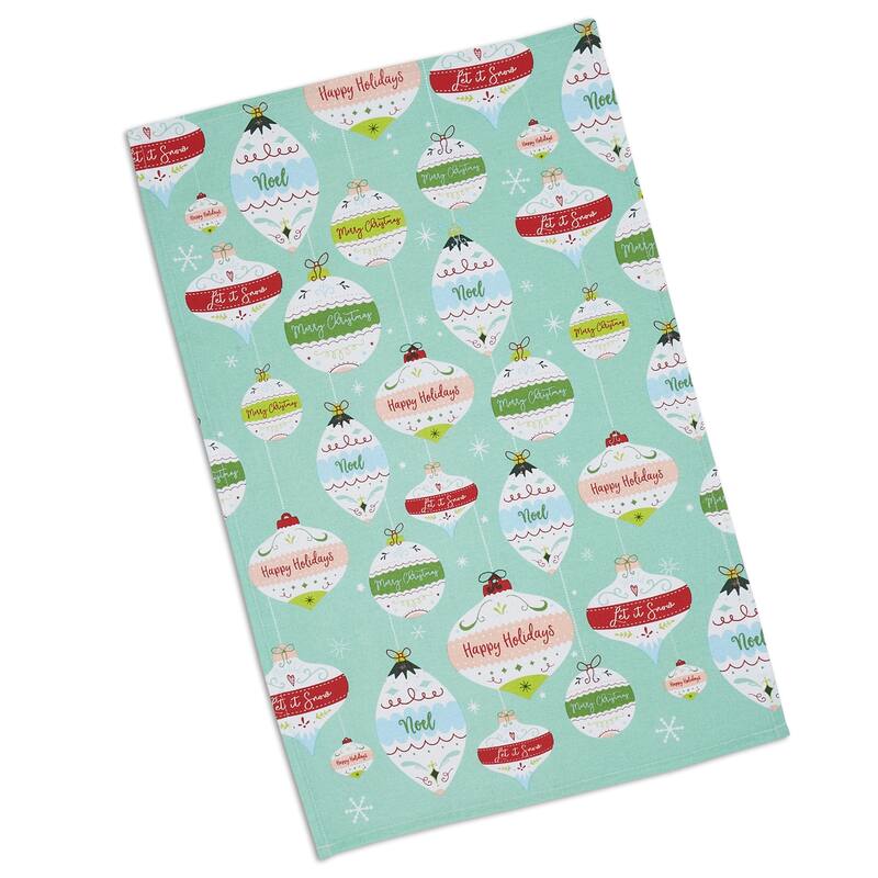 DII Assorted Christmas Printed Dishtowel