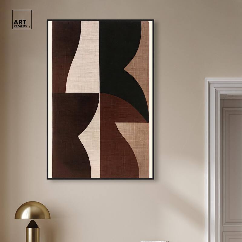 Quartet in Brown II Canvas by Art Remedy