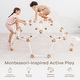 preview thumbnail 24 of 23, Comfy Cubs Wooden Climbing Toys for Toddlers 3-6 - Montessori Climber for Kids - Easy to Assemble