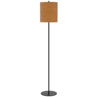 Cork Metal Floor Lamp - One Size
