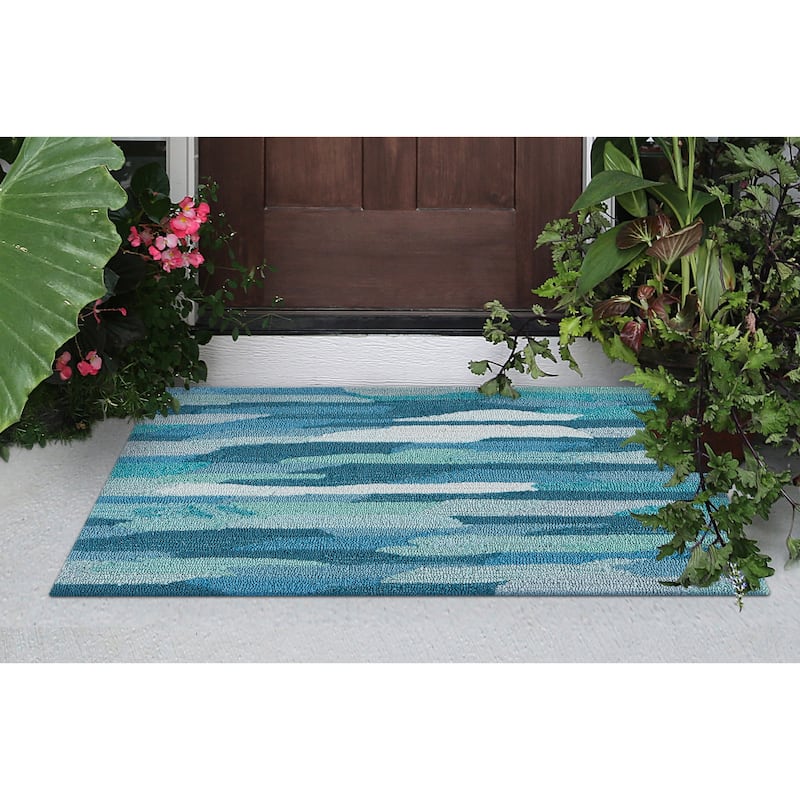 Liora Manne Capri Cloud Indoor/Outdoor Rug Aruba - 2' x 3' - Aruba