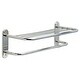 preview thumbnail 1 of 0, Franklin Brass 24" Stainless Steel Towel Shelf Bright Stainless Steel