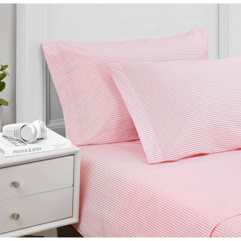 Poppy & Fritz Cotton Percale Printed Bed Sheet Sets