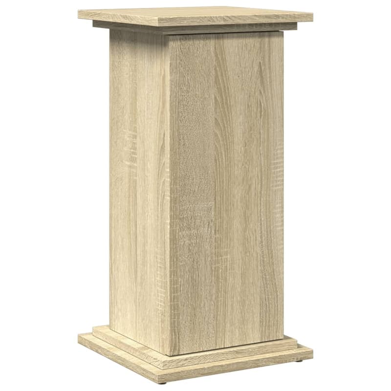 vidaXL Display Stand Sonoma oak Engineered wood Compact Display Stand - 11.8 x 12.2 x 23.6 in