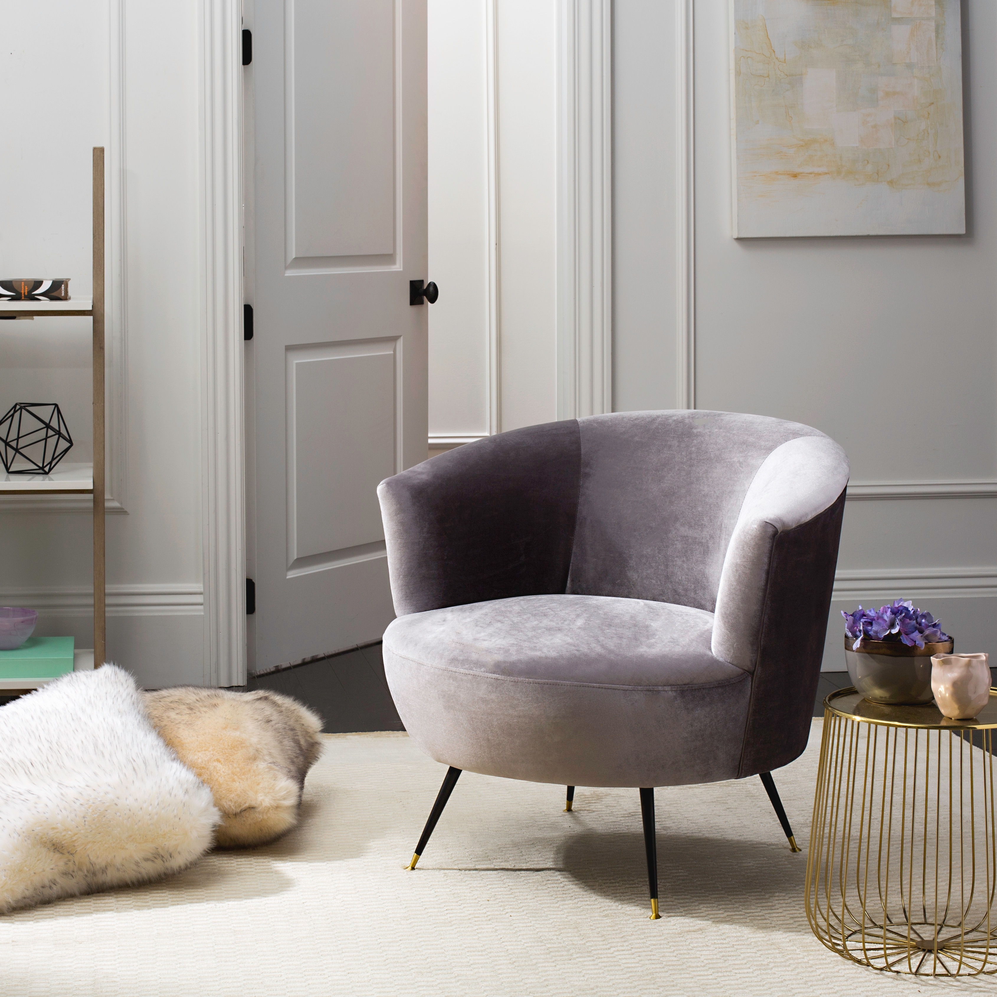 SAFAVIEH Juliann Mid-Century Modern Retro Club Chair - 32" x 33" x 31.5" - 32Wx33Dx32H