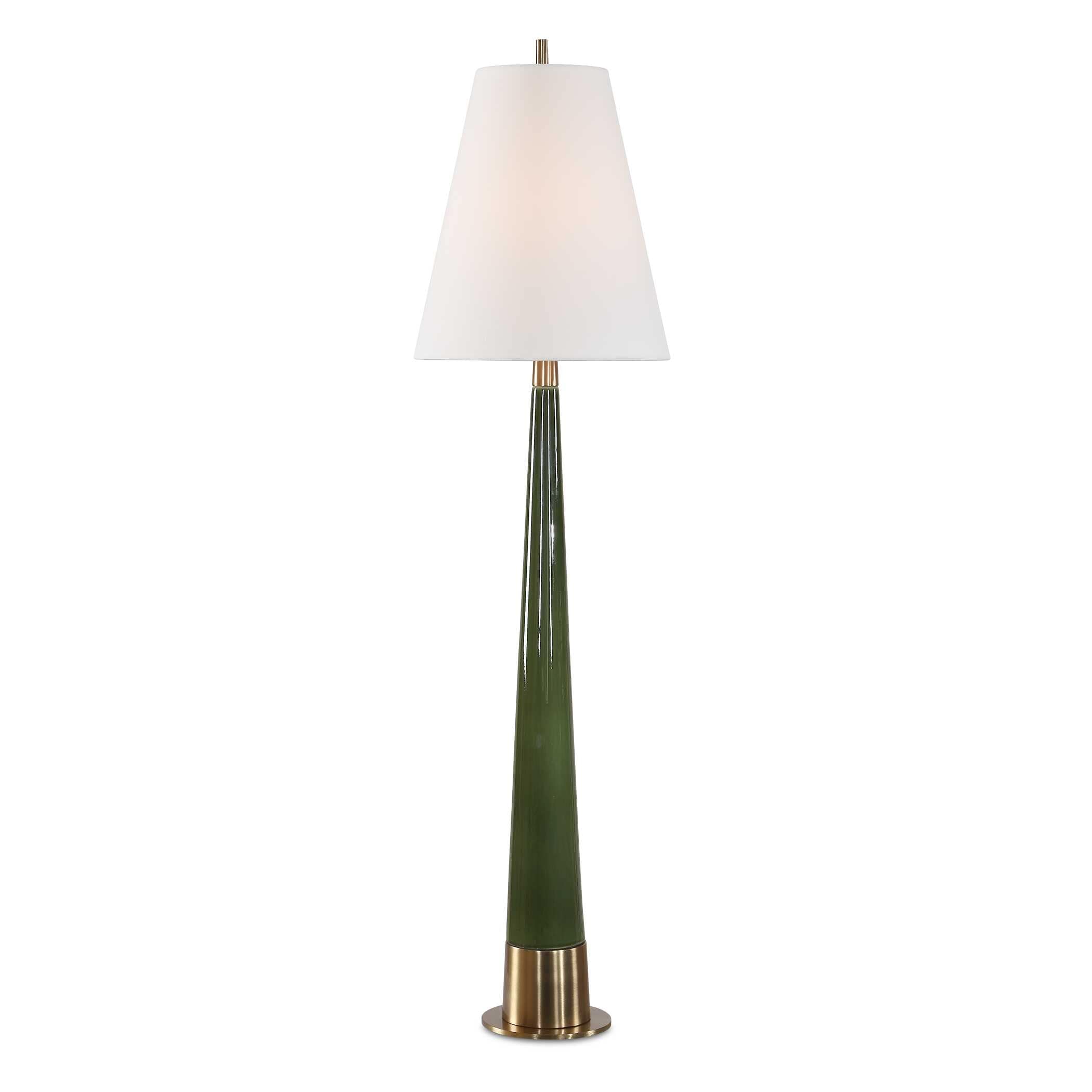 Uttermost Riccardi Moss Table Lamp - 10" D x 10" W x 38" H